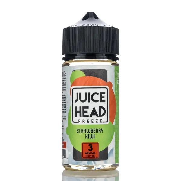 Juice Head Freeze E-Liquid - Strawberry Kiwi Freeze - 100ml - Black Coral